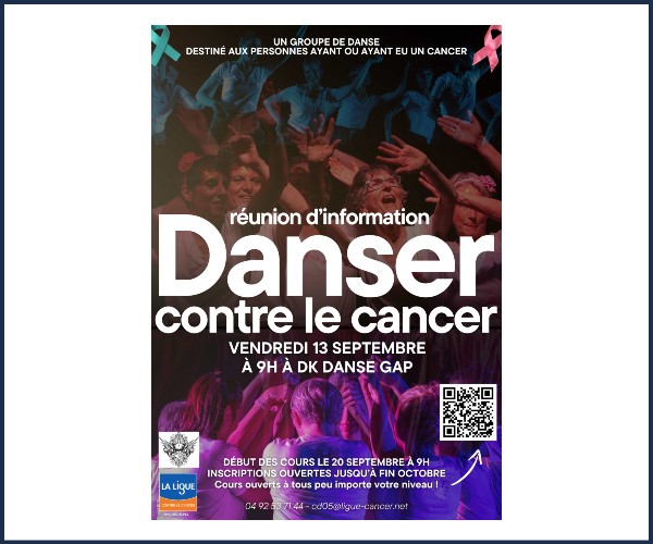 Gap. Réunion information, Danser contre le cancer