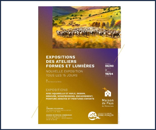 Embrun. Expositions ateliers Formes et Lumières