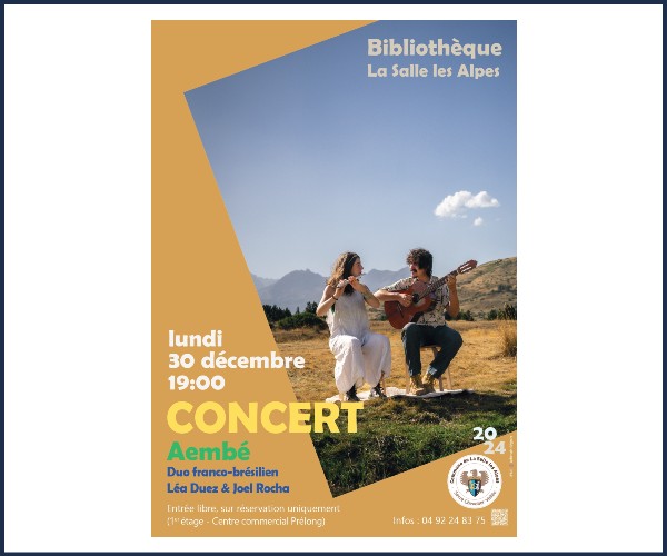La Salle les Alpes. Concert Aembé