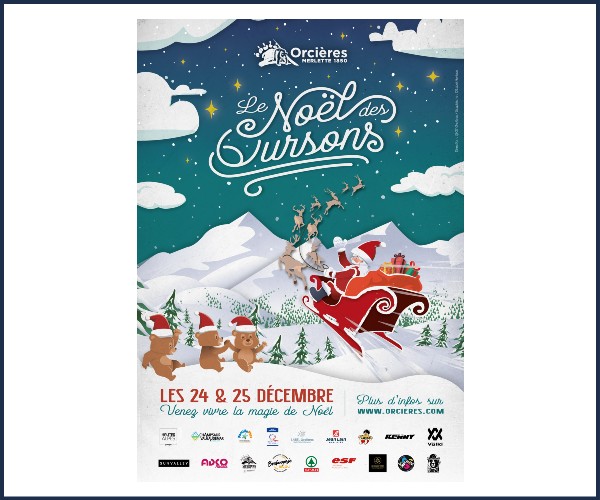 Orcières. Le Noël des Oursons