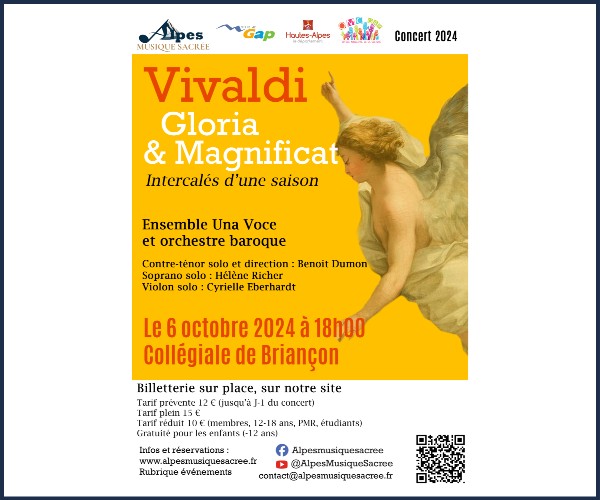Briançon. Concert Vivaldi Gloria et Magnificat