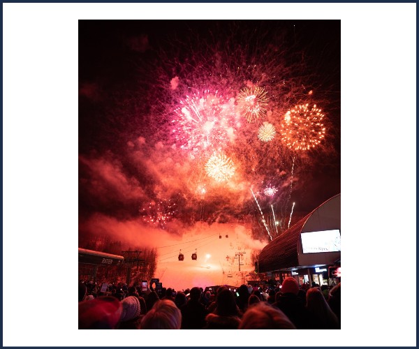 Saint Chaffrey. Féérie du nouvel an et feu d'Artifice
