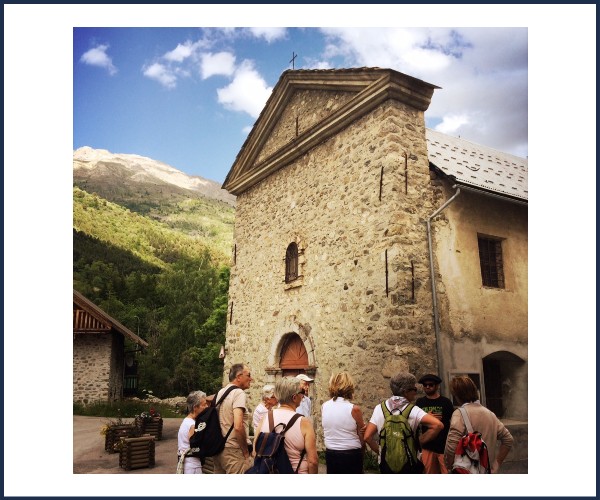 Le Monêtier les Bains. Découverte Eglise baroque du Casset puis des Guibertes
