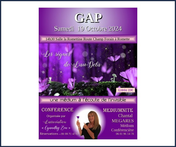 Conférence Médiumnité Voyance