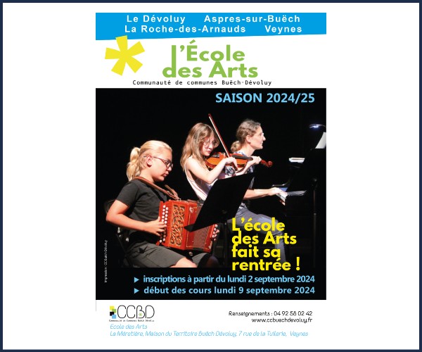 Veynes. Rentrée de l'Automne à l'École des Arts