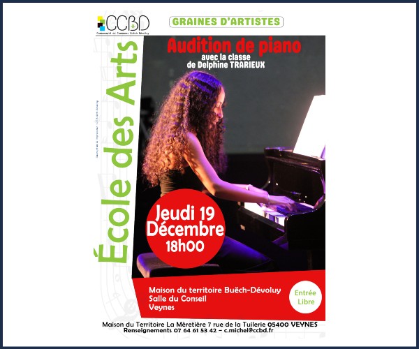 Veynes. Audition de Piano