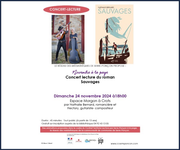 Crots. Novembre à la Page, Concert Lecture