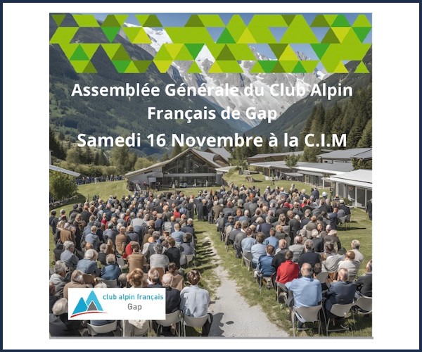 Gap. Assemblée Générale du Club Alpin Français