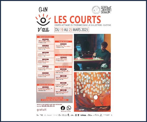 Eygliers. Clin d'œil, Les courts métrages, projection enfants