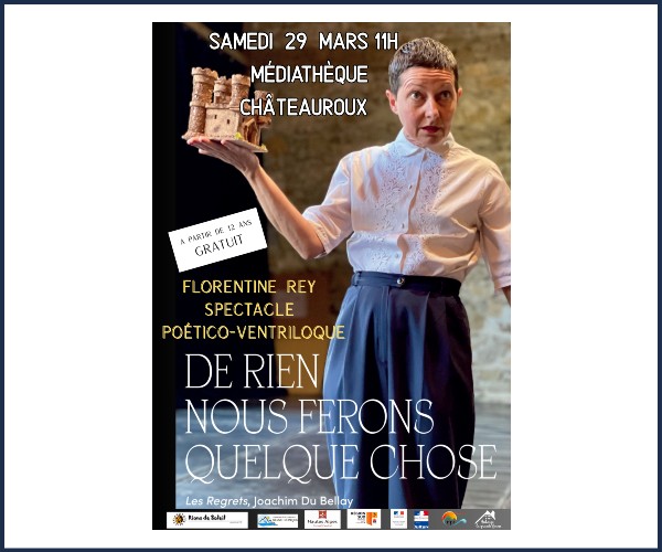Châteauroux. Spectacle Poétic Ventriloque