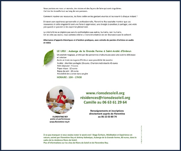 Saint André d'Embrun. Masterclass
