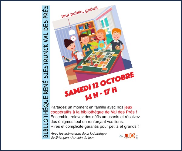Val des Prés. Après midi jeux de société, Au Coin du Jeu