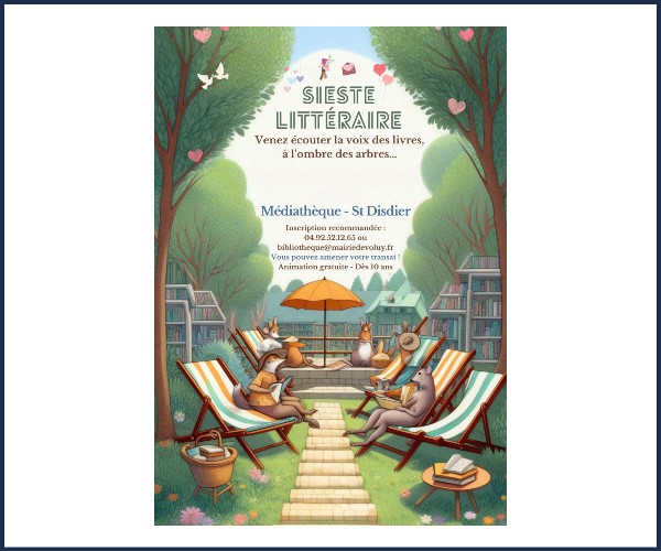 Le Dévoluy. Sieste littéraire