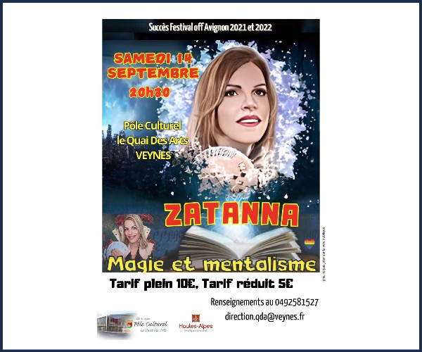 Veynes. Zatanna Magie et mentalisme