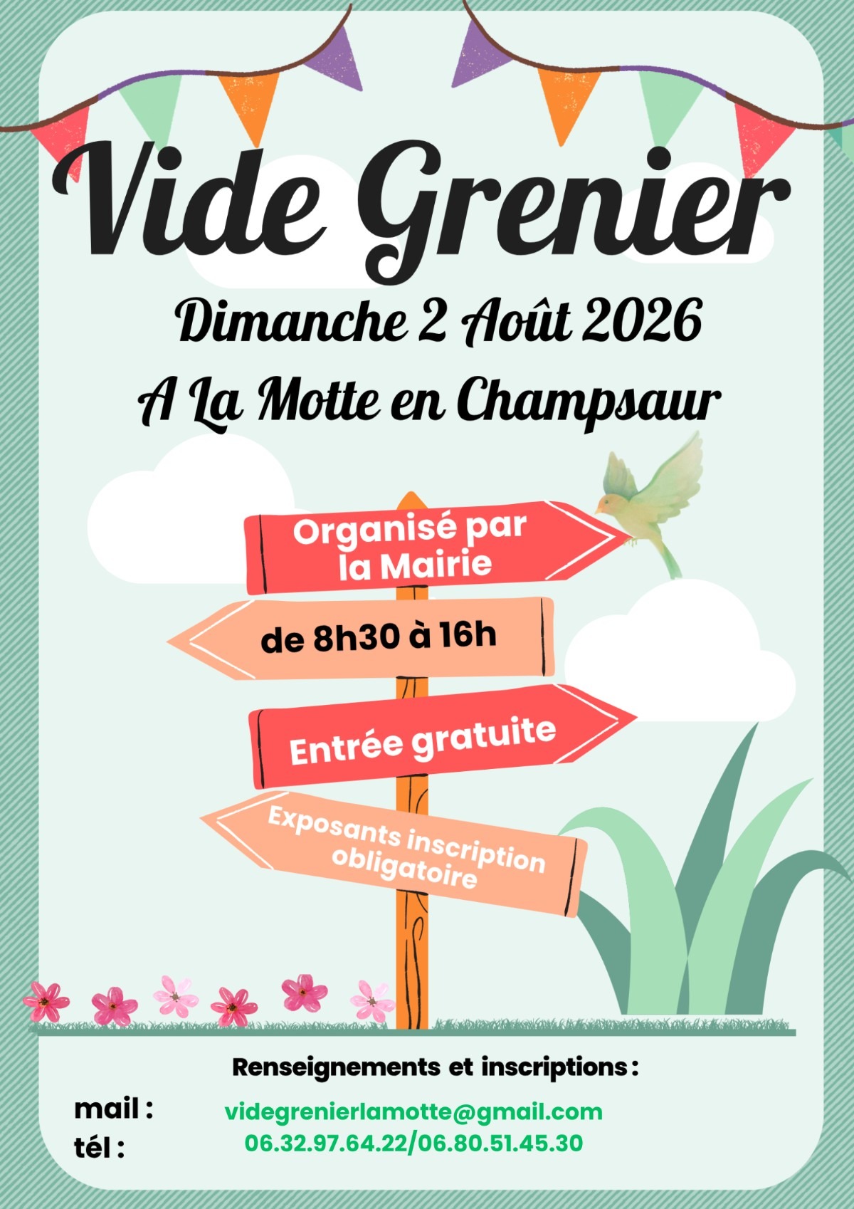 Vide greniers à La Motte en Champsaur
