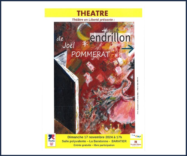 Baratier. Théâtre en Liberté présente Cendrillon