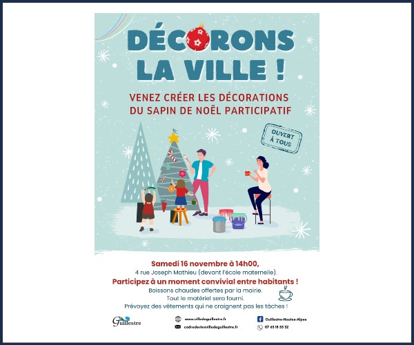 Guillestre. Opération, Décorons la ville !