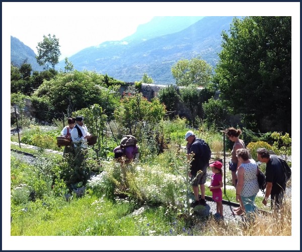 Mont Dauphin. Visites du jardin historique