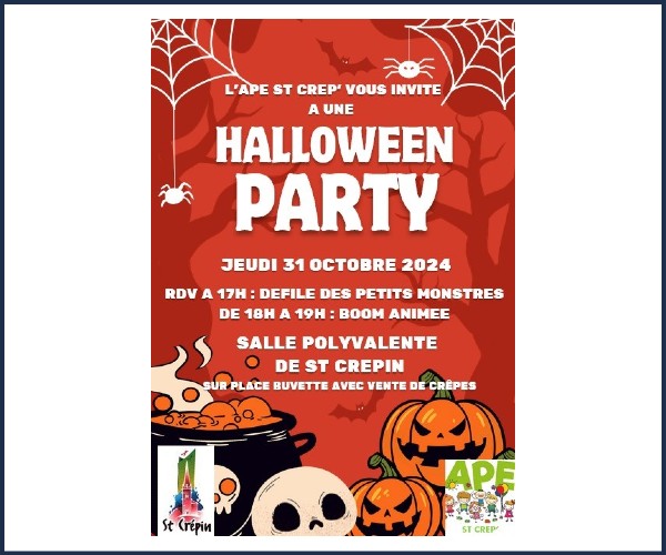 Saint Crépin. Halloween Party