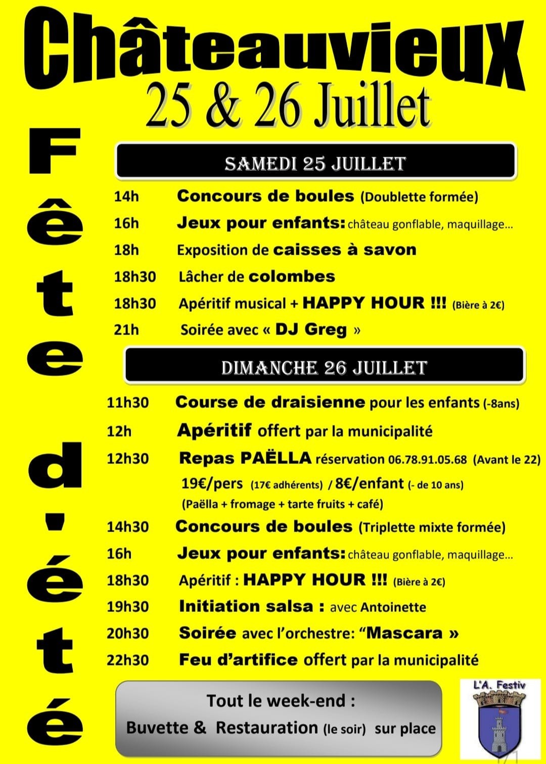 Fête d'Été 2026 de Châteauvieux