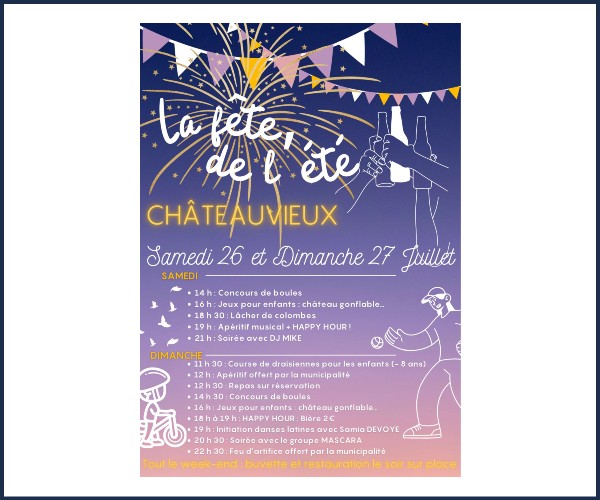 Fête du Village de Châteauvieux 2025