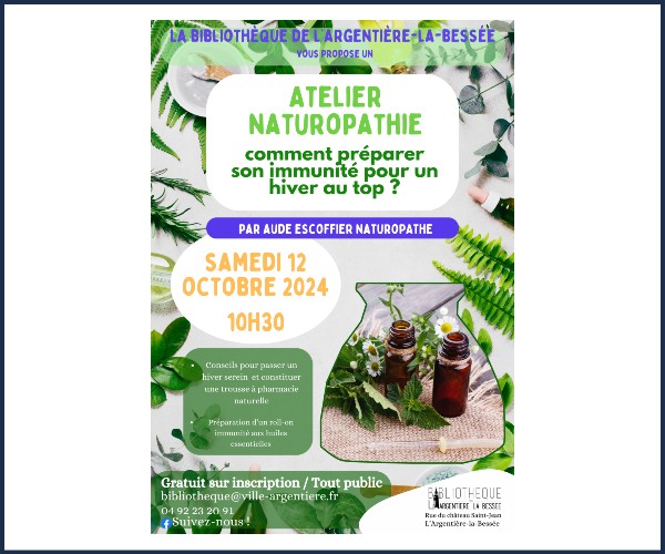 L'Argentière la Bessée. Atelier naturopathie