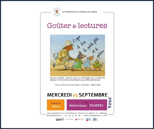 Éourres. Goûter et lectures