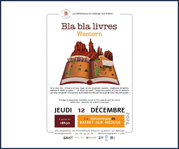 Barret sur Méouge. Bla Bla Livres Western