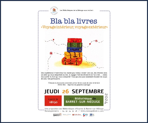 Barret sur Méouge. Bla bla Livres