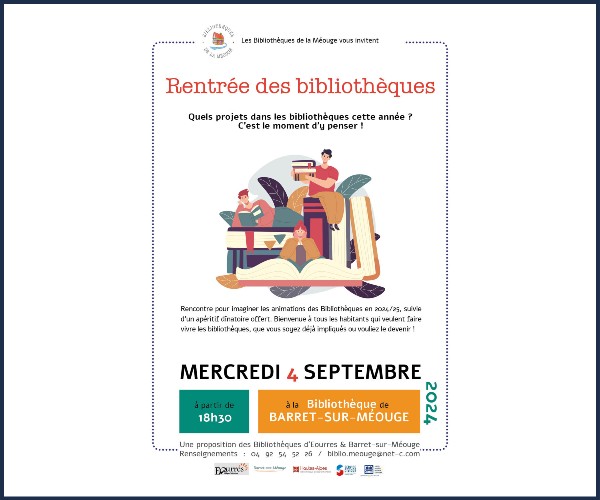 Barret sur Méouge. Rentrée des Bibliothèques