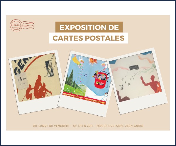 Montgenèvre. Exposition d'anciennes cartes postales