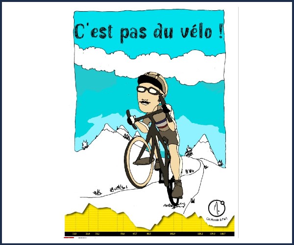 Le Dévoluy. Théâtre C'est pas du Vélo Superdévoluy