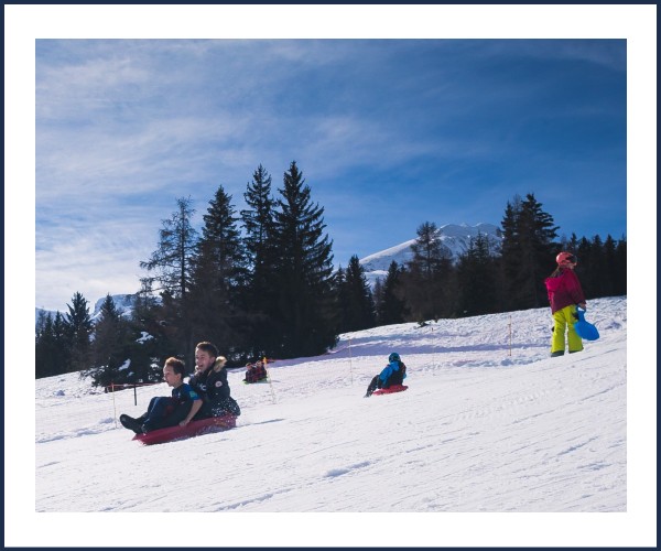 Le Dévoluy. Course de Luge Superdévoluy