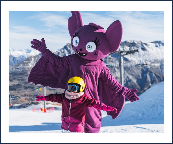 Le Dévoluy. Rencontrez D-izzy la mascotte La Joue du Loup