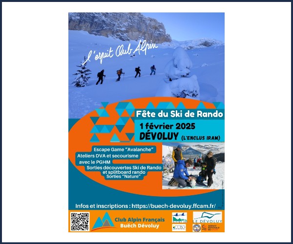 Le Dévoluy. Fête du ski de randonnée Superdévoluy