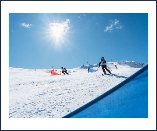 Le Dévoluy. Dual slalom des familles en relais La Joue du Loup