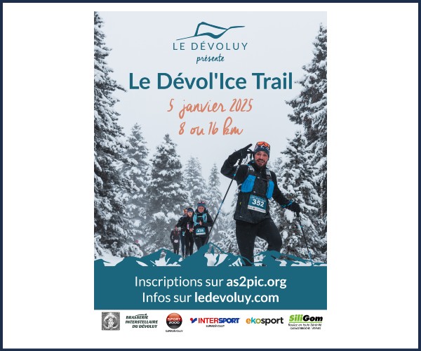 Le Dévoluy. Dévol'Ice Trail 2025 Superdévoluy