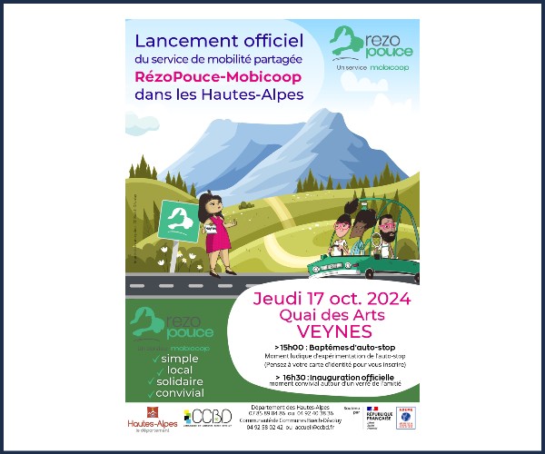 Veynes. Inauguration du service RézoPouce et Mobicoop