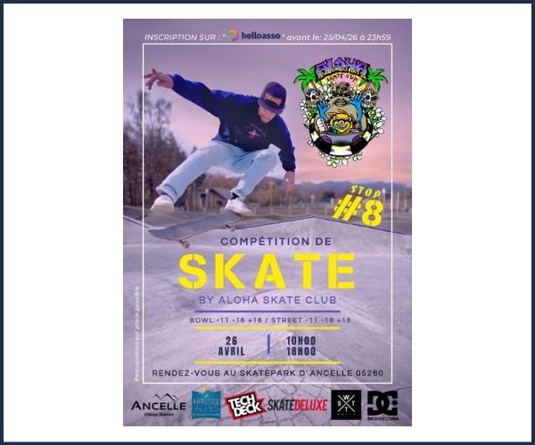 Compétition de Skate 2026 à Ancelle
