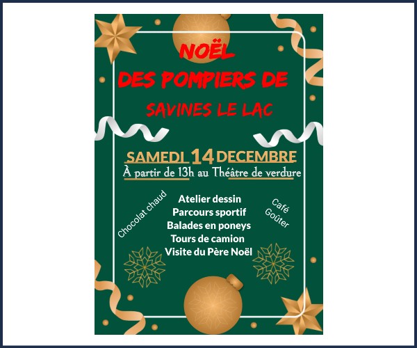 Savines le Lac. Noël des Pompiers