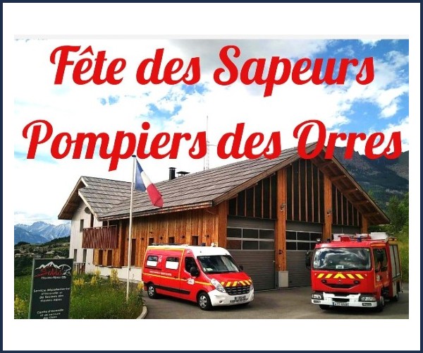Les Orres. Fête des Sapeurs Pompiers