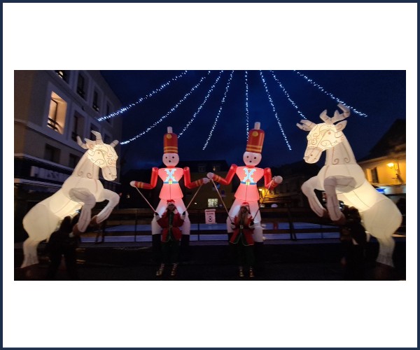 Les Orres. Déambulation Lumineuse
