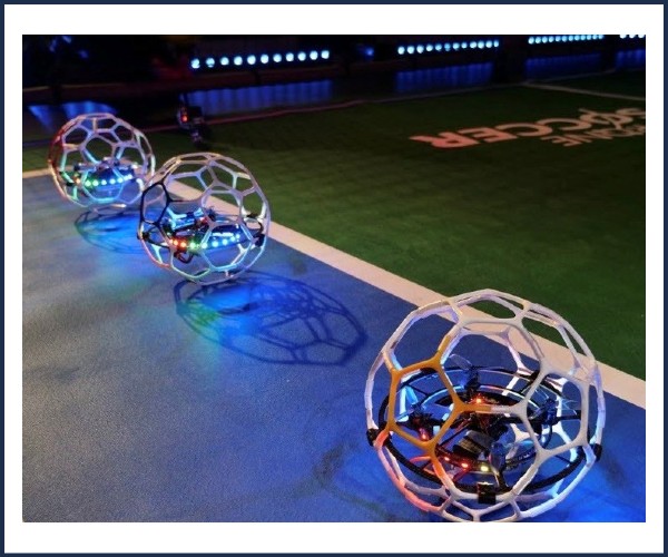 Les Orres. Initiation Drone Soccer 1800