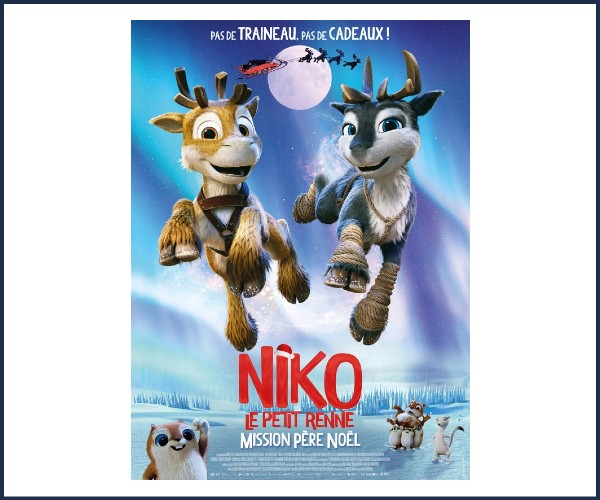 Les Orres. Cinéma, Nikko le Petit Renne, mission Père Noël