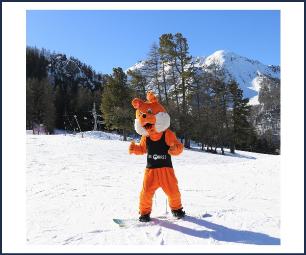 Les Orres. Mini Kids, Goûter avec l'Happy