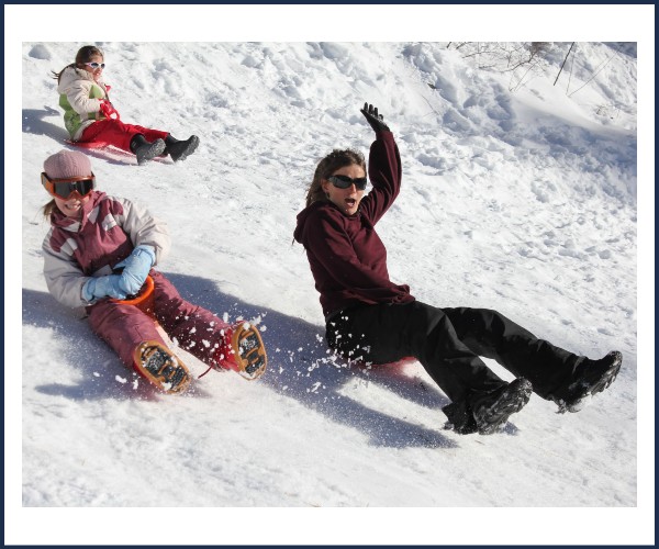 Les Orres. Mini Kids, Concours de luge Haribo 1800