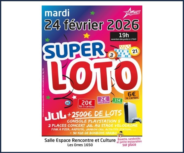  Grand loto des Orres