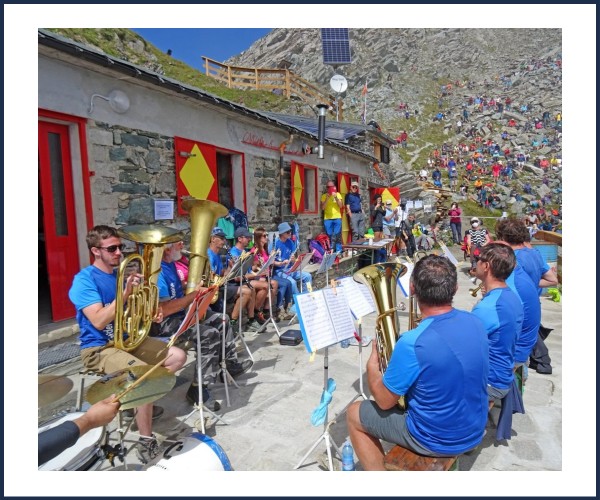 Abriès Ristolas. Concert au Refuge Nino Soardi