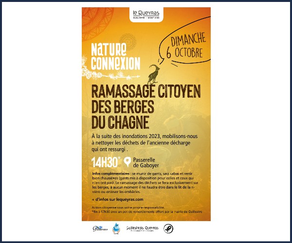 Guillestre. Nettoyage Citoyen des berges du Chagne