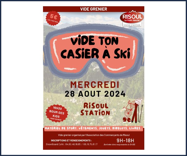 Risoul. Vide ton casier à ski